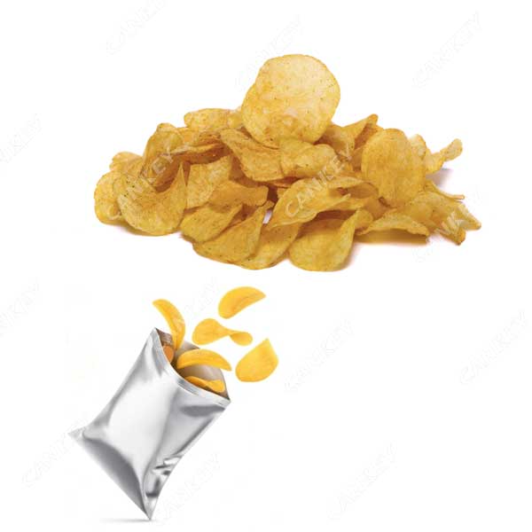 Envasado de patatas fritas